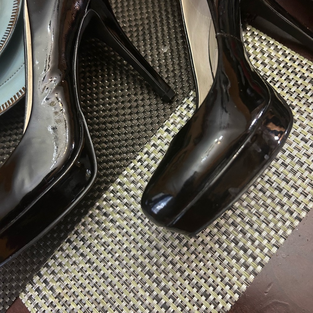 Michael Kors Shiny Black Heels